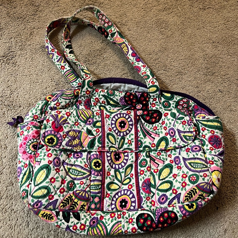 Large lined vera Bradley bag